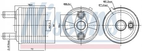 Автозапчасть NISSENS 91267