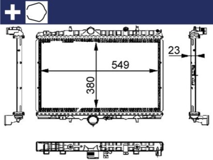 Автозапчасть MAHLE / KNECHT CR392000S