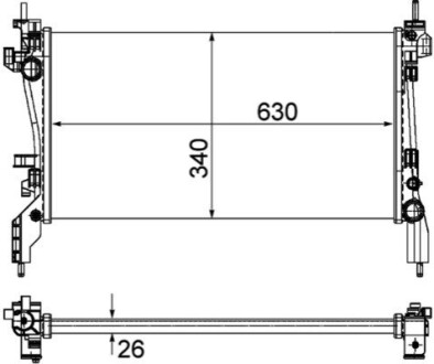 Автозапчасть MAHLE / KNECHT CR1122000P