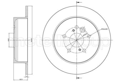 Автозапчасть Metelli 230803C