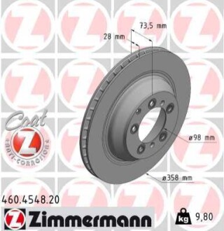 Автозапчасть ZIMMERMANN 460454820