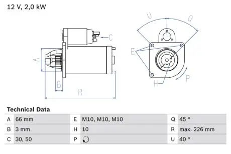 Автозапчасть BOSCH 0986029090