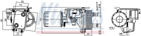 Автозапчасть NISSENS 91337