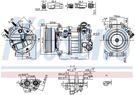 Автозапчасть NISSENS 890593