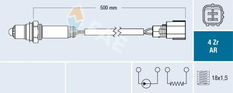 SONDA LAMBDA FAE 75618