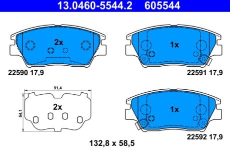 Автозапчасть ATE 13046055442