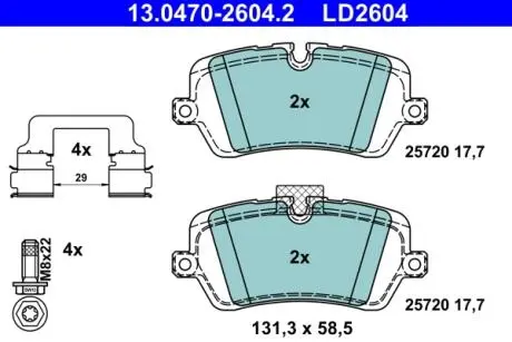 Фото автозапчасть ATE 13047026042 Автозапчасть ATE 13047026042
