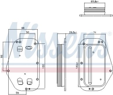 Автозапчасть NISSENS 91360