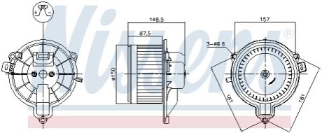 Автозапчасть NISSENS 87572