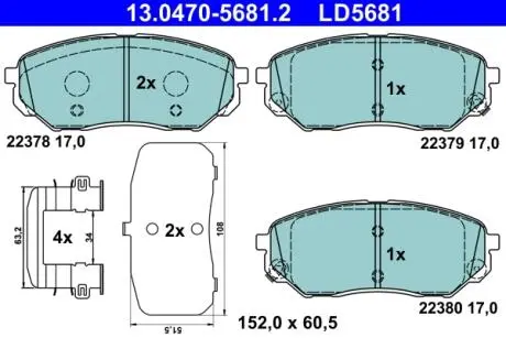 Фото автозапчасть ATE 13047056812 Автозапчасть ATE 13047056812