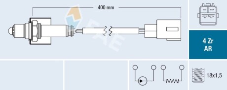 SONDA LAMBDA FAE 75654