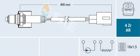 SONDA LAMBDA FAE 75654