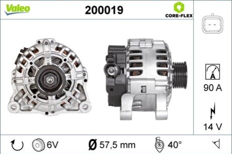 Автозапчасть Valeo 200019