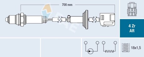 SONDA LAMBDA FAE 75638