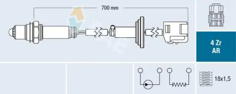 SONDA LAMBDA FAE 75638