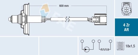 SONDA LAMBDA FAE 75636