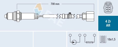 SONDA LAMBDA FAE 75609