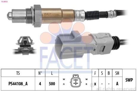 SONDA LAMBDA FACET 108602