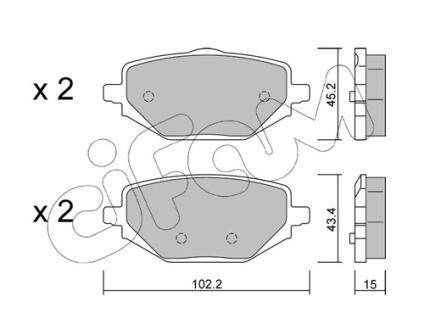 Автозапчасть CIFAM 82213240