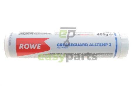 Змазка для підшипників HIGHTEC GREASEGUARD ALLTEMP 2 (400g) (KP 2 P -30) -30 °C до +160 °C. ROWE 50200000499