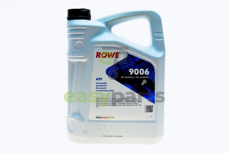 Олива HIGHTEC ATF 9006 (5L) (коричневий) ROWE 25051005099