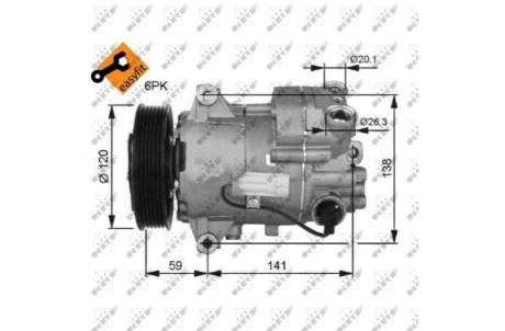 Автозапчасть NRF 32487G