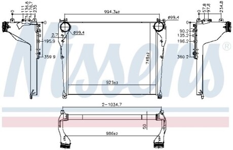 Автозапчасть NISSENS 961568