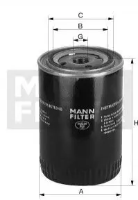 Фильтр масла MANN W1110214 (фото 1)