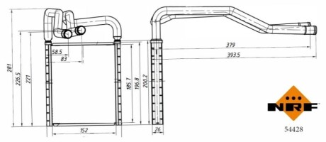 Автозапчасть NRF 54428