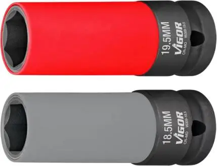 Набір ударних головок 1/2" для шиномонтажу 18,5-19,5 мм VIGOR V6309