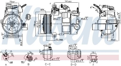 Автозапчасть NISSENS 890800