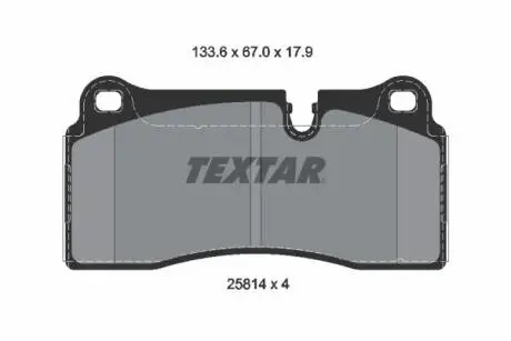 Автозапчасть TEXTAR 2581401