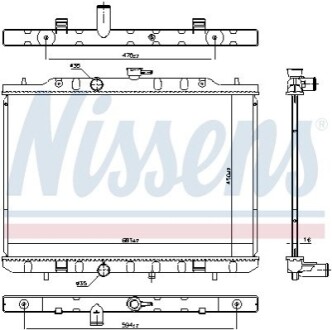 Автозапчасть NISSENS 606791