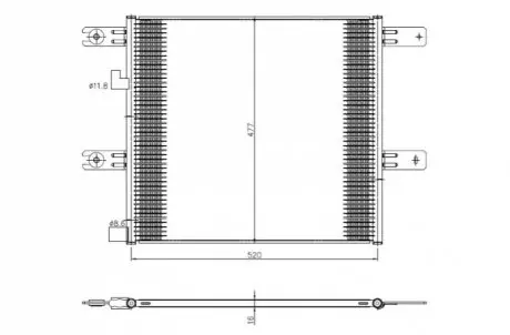 Автозапчасть NRF 350508
