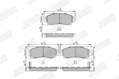 Фото автозапчасть Jurid 573913J Автозапчасть Jurid 573913J