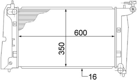 Автозапчасть MAHLE / KNECHT CR1526000S