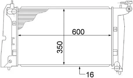 Автозапчасть MAHLE / KNECHT CR1526000S