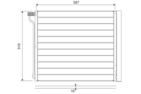 Skraplacz X5 Valeo 822649