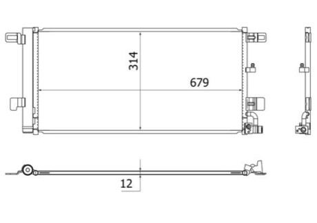 Автозапчасть MAHLE / KNECHT AC961000S