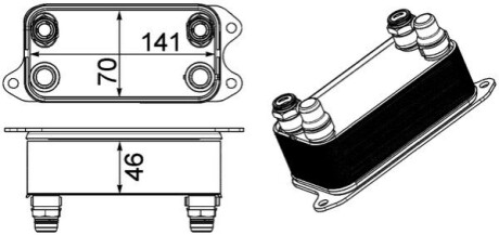 Автозапчасть MAHLE / KNECHT CLC227000P