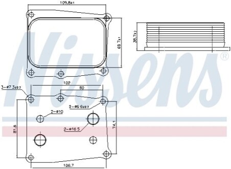 Автозапчасть NISSENS 91377