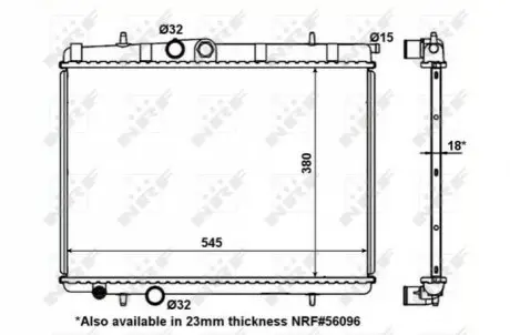 Автозапчасть NRF 56095