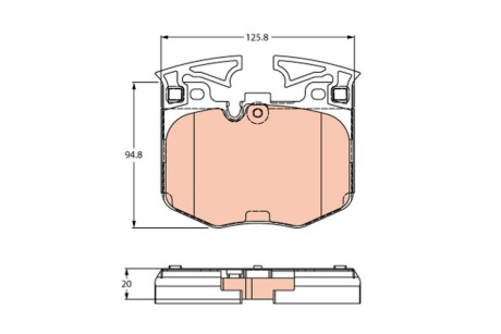 Автозапчасть TRW GDB2260