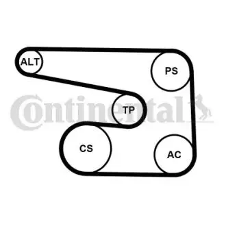 Автозапчасть Contitech 6PK1873K5