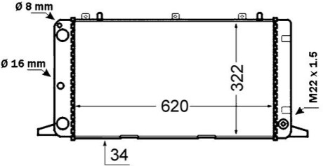 Автозапчасть MAHLE / KNECHT CR1415000S