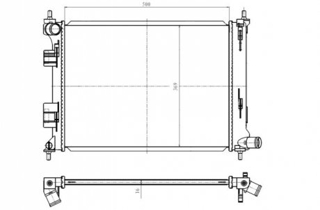 Автозапчасть NRF 550010