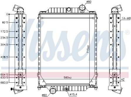 Автозапчасть NISSENS 606366