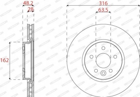 Автозапчасть FERODO DDF2794C