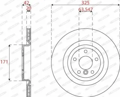 Автозапчасть FERODO DDF2733C