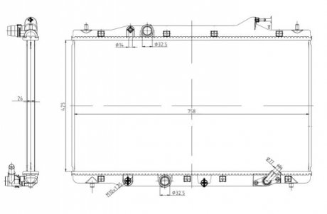 Автозапчасть NRF 550040